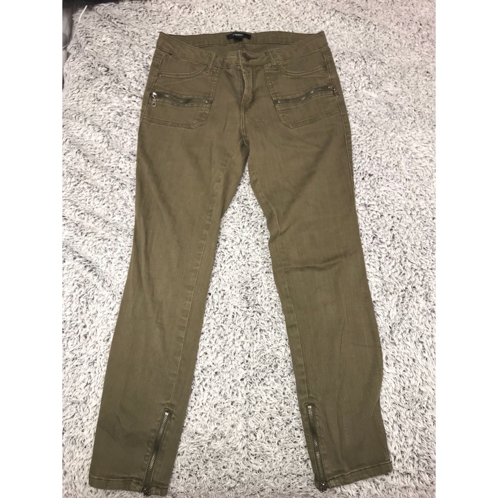 Army Green Denim Pants